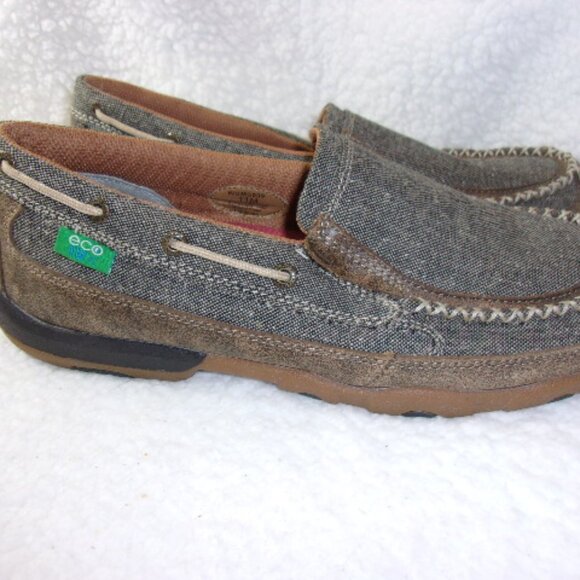 S-146 WOMENS TWISTED X DRIVING MOCCASINS - Picture 4 of 10